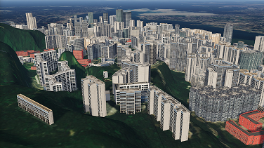 场地重建示意图